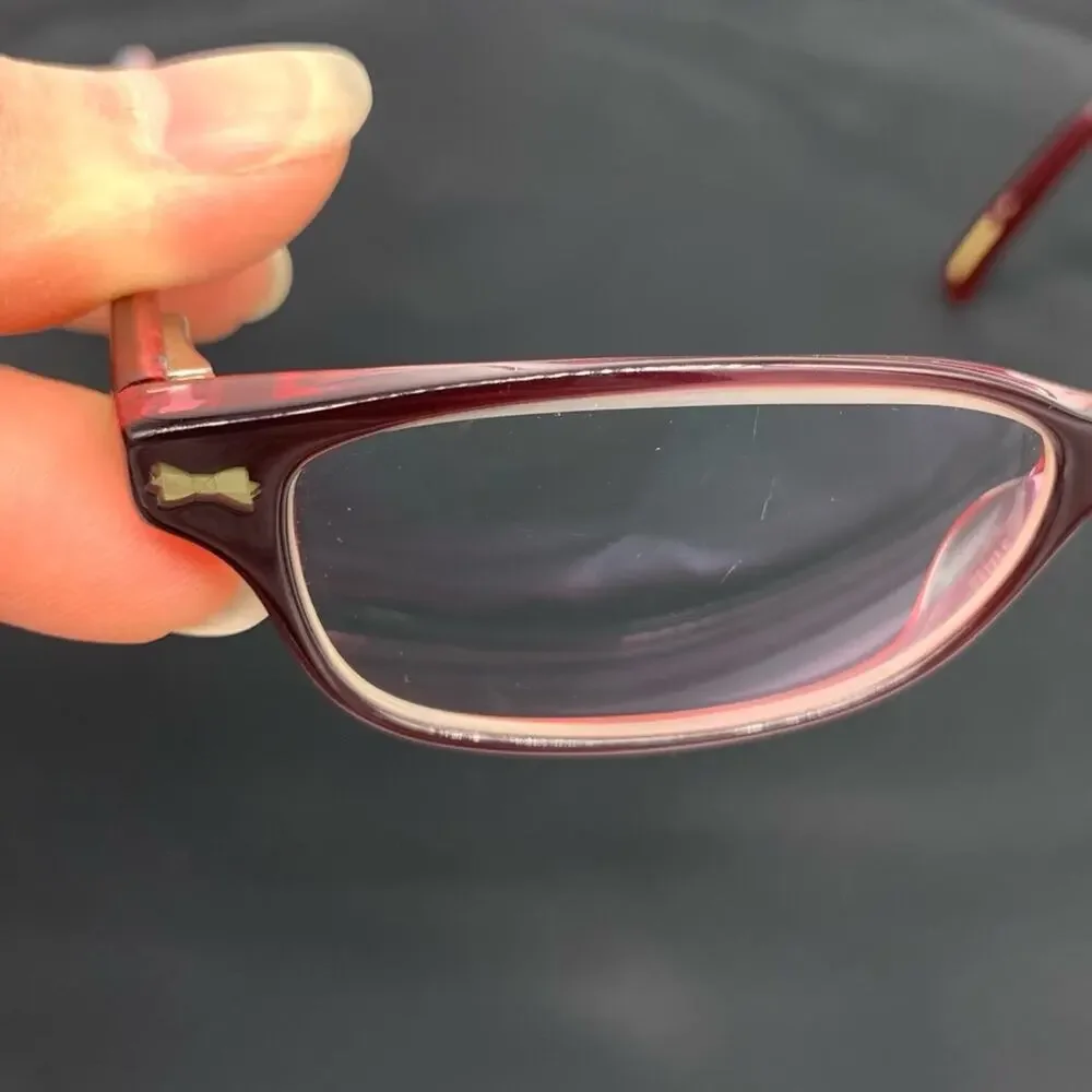 TED BAKER Lawn Party Eyeglasses Berry Pink | 51-15-140